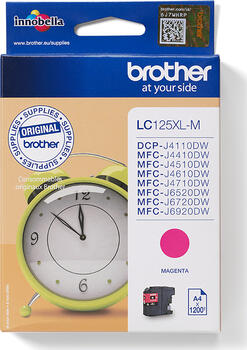 Brother LC125XLM Tinte magenta Original