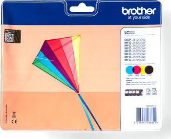 Brother LC223 Tinte Value Pack, Original Brother Brother LC223 Tinte Value Pack, Original Brother