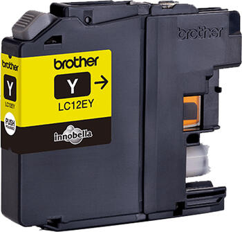 Brother LC12EY XL Tinte gelb hohe Kapazit&auml;t Original 1200 Seiten