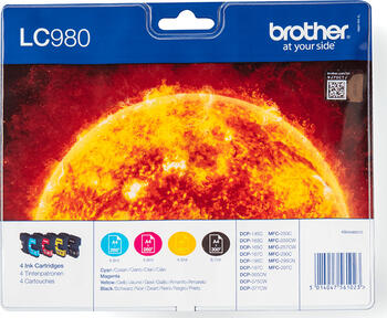 Brother LC980 Tinte Value Pack 