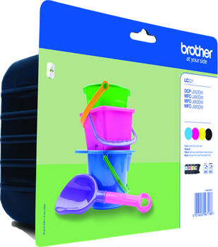 Brother LC221VAL Tinte Rainbow Kit