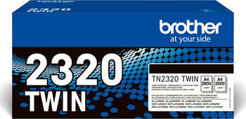 Brother Toner TN-2320 schwarz hohe Kapazität, 2er-Pack 