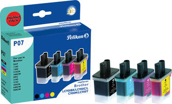 Pelikan kompatible Tintenpatrone zu Brother LC900 Multipack 