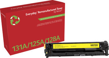 Xerox Everyday Gelb Toner kompatibel mit HP 131X/ 125A/ 128A  (CF210X/ CB540A/ CE320A/ CRG-116BK/