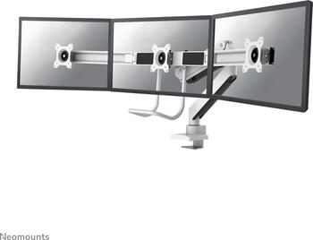 Neomounts by Newstar NM-D775DX3WHITE Tischhalterung für 3x Monitor, 17-24 Zoll, max. 18.00kg Neomounts by Newstar NM-D775DX3WHITE Tischhalterung für 3x Monitor, 17-24 Zoll, max. 18.00kg