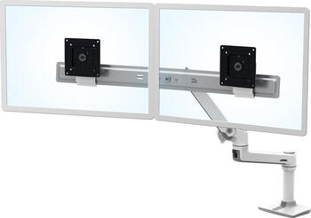 Ergotron LX Dual Direct Monitor Arm weiß, 2x bis 25 Zoll, mit Kabelmanagement