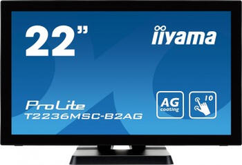 21.5 Zoll iiyama ProLite T2236MSC-B2AG, 54.6cm TFT, 8ms, 1x VGA, 1x DVI, 1x HDMI