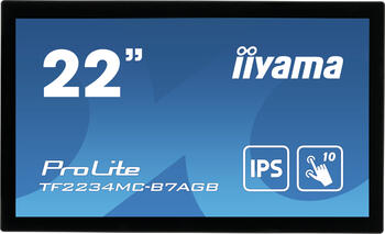 21.5 Zoll iiyama ProLite TF2234MC-B7AGB, 54.6cm TFT, 8ms, 1x VGA (60Hz@1920x1080), 1x HDMI, 1x DisplayPort