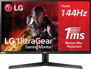 27 Zoll LG UltraGear 27GN800P-B, 68.6cm TFT, 144Hz, G-Sync, FreeSync, 1ms (GtG), 2x HDMI 2.0, DisplayPort 1.4