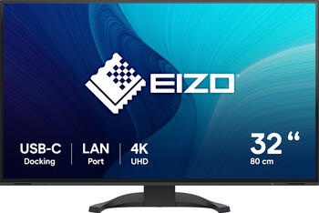 31.5 Zoll Eizo FlexScan EV3240X schwarz, 80cm TFT, 5ms (GtG) 2x HDMI 2.0, 1x DP 1.2, 1x USB-C 3.0 mit DP 1.2