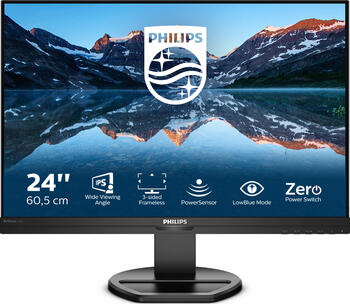 24.1 Zoll Philips B-line 240B9, 61.2cm TFT, 4ms (GtG), 1x VGA, 1x DVI, 1x HDMI 1.4, 1x DisplayPort 1.2