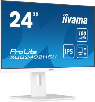 23.8 Zoll iiyama ProLite XUB2492HSU-W6, 60.5cm TFT, FreeSync, 0.4ms (MPRT), 1x HDMI, 1x DisplayPort
