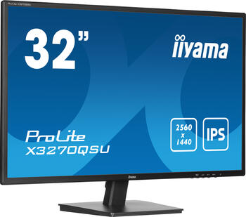 31&period;5 Zoll iiyama X3270QSU-B1&comma; 80cm TFT&comma; 100 Hz&comma; Wide Quad HD 3ms&comma; 1x HDMI&comma; 1x DP&comma; integrierter USB-Hub