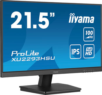 21.5 Zoll iiyama ProLite XU2293HSU-B7, 54.6cm 100Hz, 1ms (MPRT), 1x DisplayPort 1.2, 1x HDMI 1.4 21.5 Zoll iiyama ProLite XU2293HSU-B7, 54.6cm 100Hz, 1ms (MPRT), 1x DisplayPort 1.2, 1x HDMI 1.4