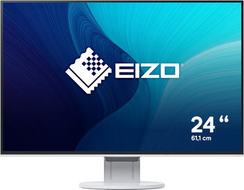24 Zoll Eizo FlexScan EV2456 weiss, 61cm TFT slim-Rahmen 1x VGA, 1x DVI, 1x HDMI, 1x DisplayPort