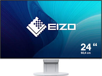 23.8 Zoll Eizo FlexScan EV2451 weiß 60,5cm TFT 5ms, 1x VGA, 1x DVI, 1x HDMI 1.4, 1x DisplayPort