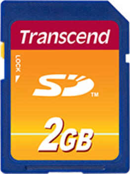 2GB Transcend SD Speicherkarte