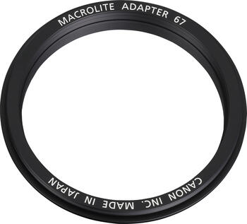 Canon 67C Macro Ring Lite Ringblitz Adapter 