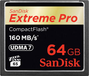 CompactFlash 64GB SanDisk Extreme Pro, 160MB/s