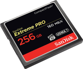 CompactFlash 256GB SanDisk Extreme Pro, 160MB/s