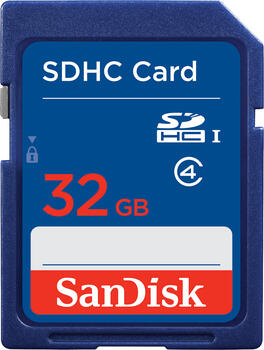 32GB SanDisk Class4 SDHC Speicherkarte 
