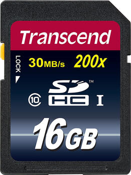 16GB Transcend Class10 SDHC Speicherkarte