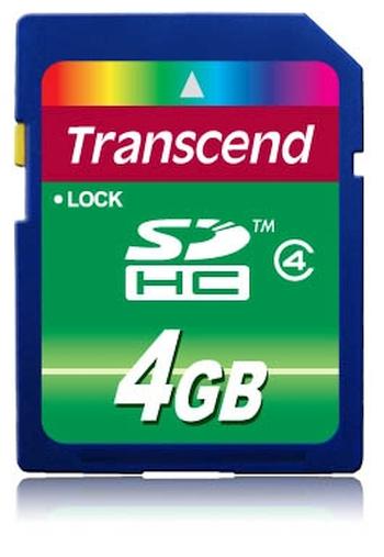 4GB Transcend Class4 SDHC Speicherkarte 