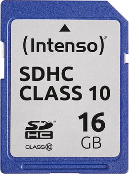 16GB Intenso Class4 SDHC Speicherkarte