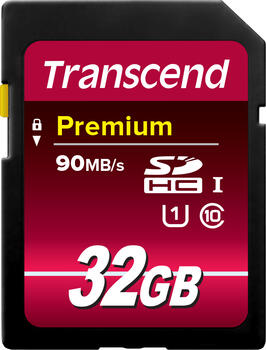 32GB Transcend Premium Class10 SDHC Speicherkarte