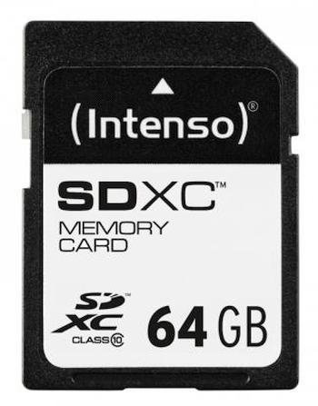 64GB Intenso Class10 SDXC Speicherkarte 