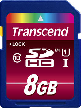 8GB Transcend Ultimate Class10 SDHC Speicherkarte 8GB Transcend Ultimate Class10 SDHC Speicherkarte