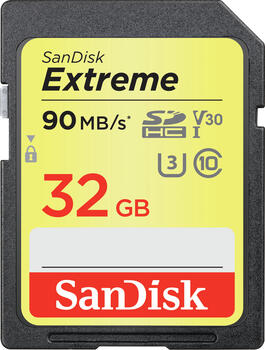 32GB SanDisk Extreme10 SDHC Speicherkarte UHS-I 