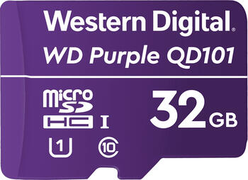 32 GB Western Digital WD Purple SC QD101 Ultra Endurance microSDHC Speicherkarte, USB-A 3.0
