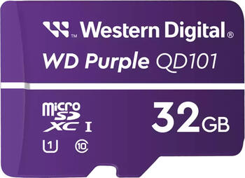 32 GB Western Digital WD Purple SC QD101 Ultra Endurance microSDHC Speicherkarte&comma; USB-A 3&period;0