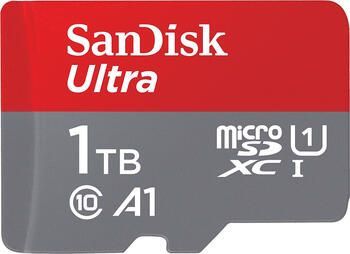1.0 TB SanDisk Ultra R120 microSDXC 1TB Kit, UHS-I U1, A1 Class 10