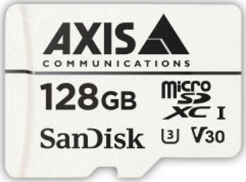 128 GB Axis Surveillance microSDXC Kit Speicherkarte, lesen: 100MB/s, schreiben: 50MB/s