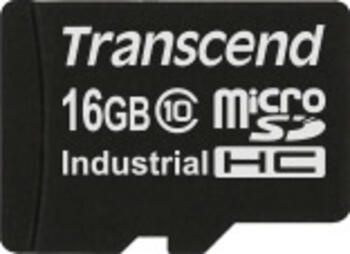16 GB Transcend Industrial 10I microSDHC Speicherkarte, lesen: 20MB/s, schreiben: 17MB/s