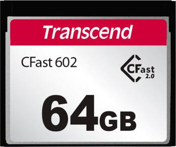 64 GB Transcend CFX602 CFast 2.0 CompactFlash Card Speicherkarte, lesen: 500MB/s, schreiben: 350MB/s