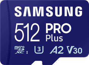 512 GB Samsung PRO Plus microSDXC USB-Kit Speicherkarte,