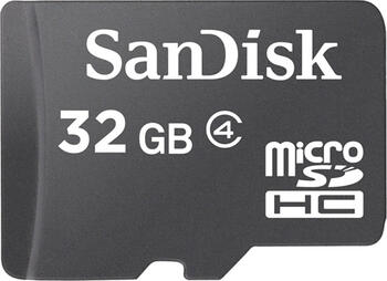 32GB SanDisk Class2 microSDHC Speicherkarte schreiben: 2MB/s