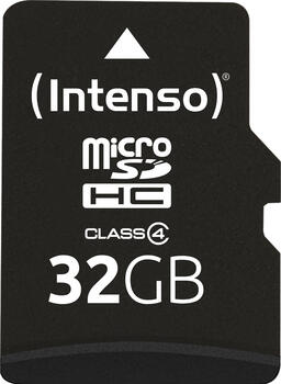 32GB Intenso Kit Class4 microSDHC Speicherkarte 