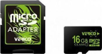 16 GB Verico microSDHC, UHS-I lesen 85MB/s, schreiben 20MB/s, inkl. SD-Adapter