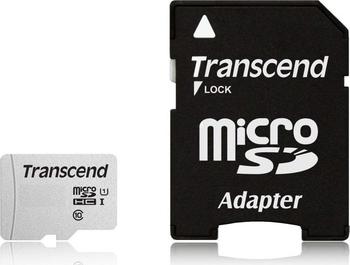 64 GB Transcend 300S microSDXC Kit Speicherkarte, lesen: 95MB/s, schreiben: 45MB/s