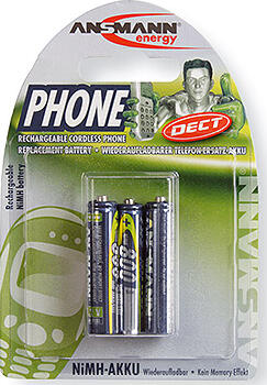 Ansmann DECT NiMH Akku Micro AAA 800mAh maxE 3er Blister