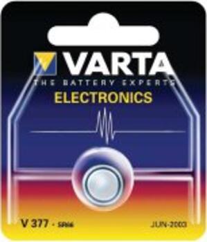 Varta Chron V377 Silber 1&period;55V Silber Knopfzelle