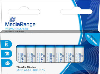 Batterie Mediarange Prem. Alkalisch AAA Batterie 10er Pack 