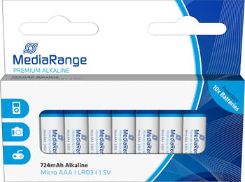 Batterie Mediarange Prem. Alkalisch AAA Batterie 10er Pack Batterie Mediarange Prem. Alkalisch AAA Batterie 10er Pack