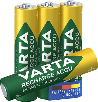 Varta Ready2Use Accu Micro AAA NiMH 1000mAh, 4er-Pack 