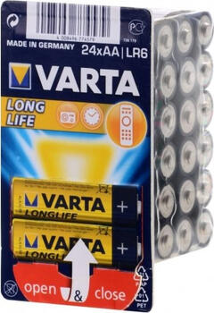 Varta Longlife Mignon AA, 24er-Pack 