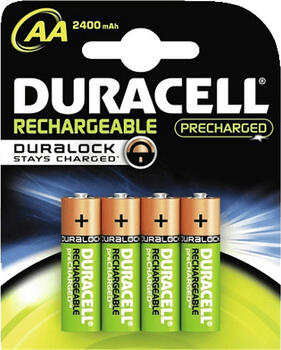 Duracell Recharge Ultra Mignon AA NiMH 2500mAh, 4er-Pack 